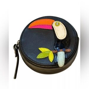 Kate Spade Black Mini Bag with Toucan